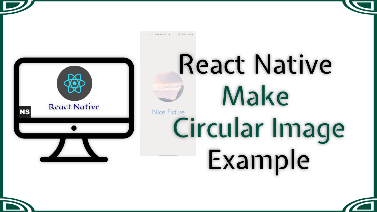 React Native Make Circular Image Example Tutorial